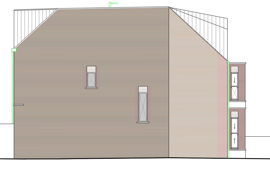 Proposed side elevation