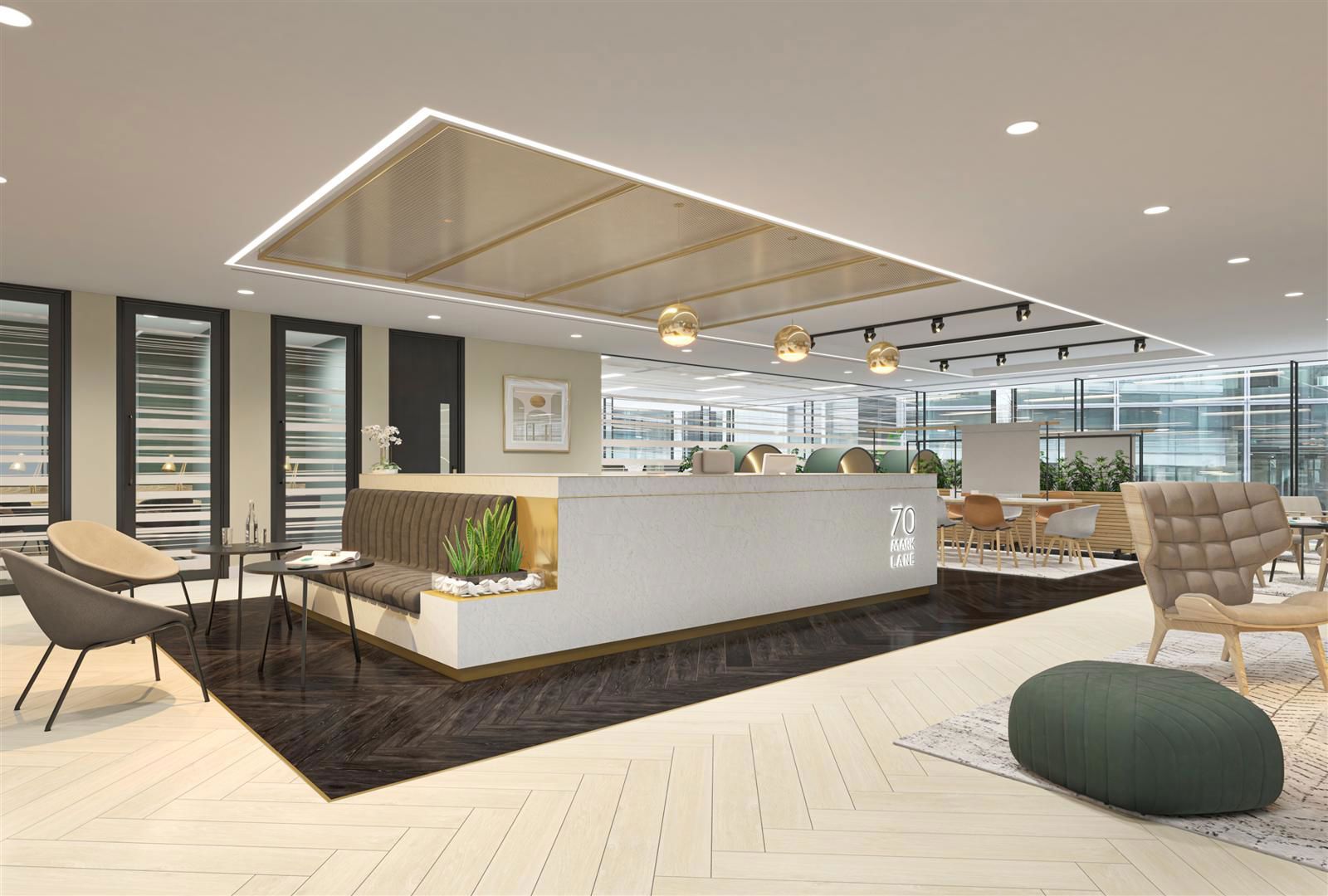 Reception and arrival space