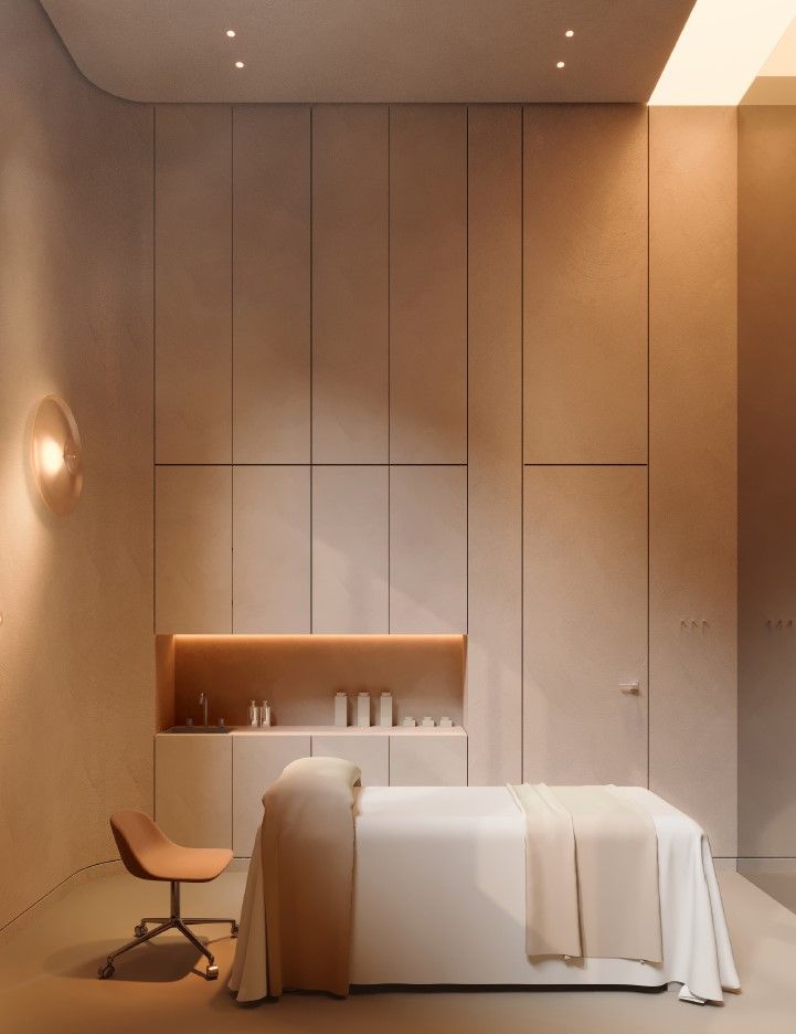 Second treatment room in warm timber
