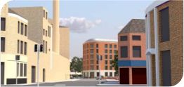 Proposed street view of the Ram Street scheme