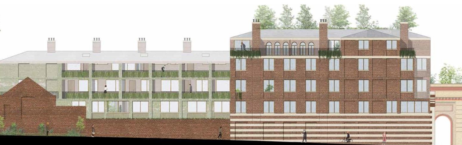 Proposed elevation to Rosendale Road